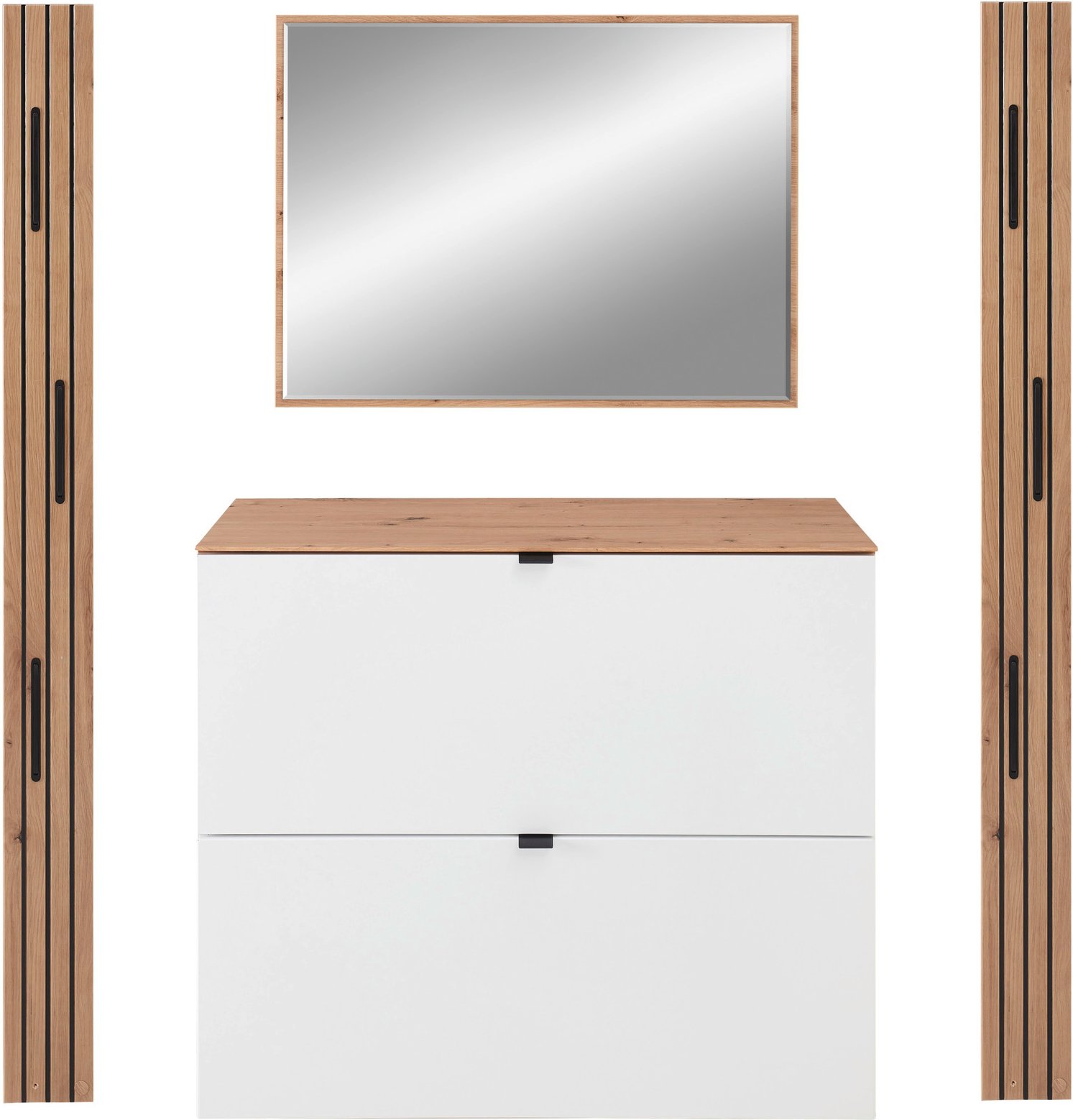 Voleo Garderoben-Set DIANA, Holznachbildung