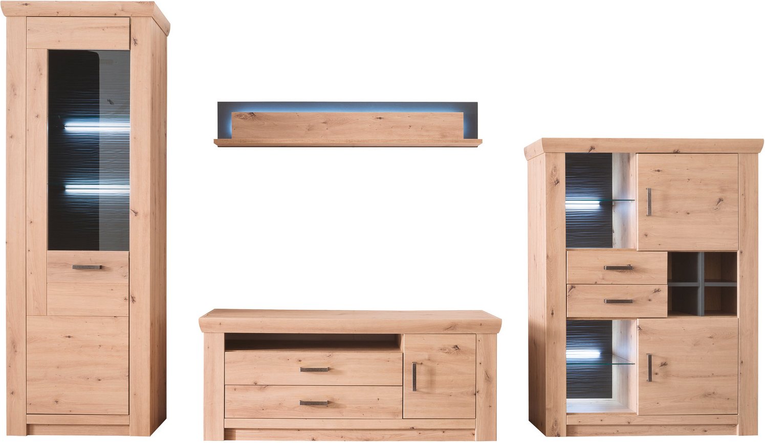 Landscape Wandkombination BRUNECK, Holznachbildung