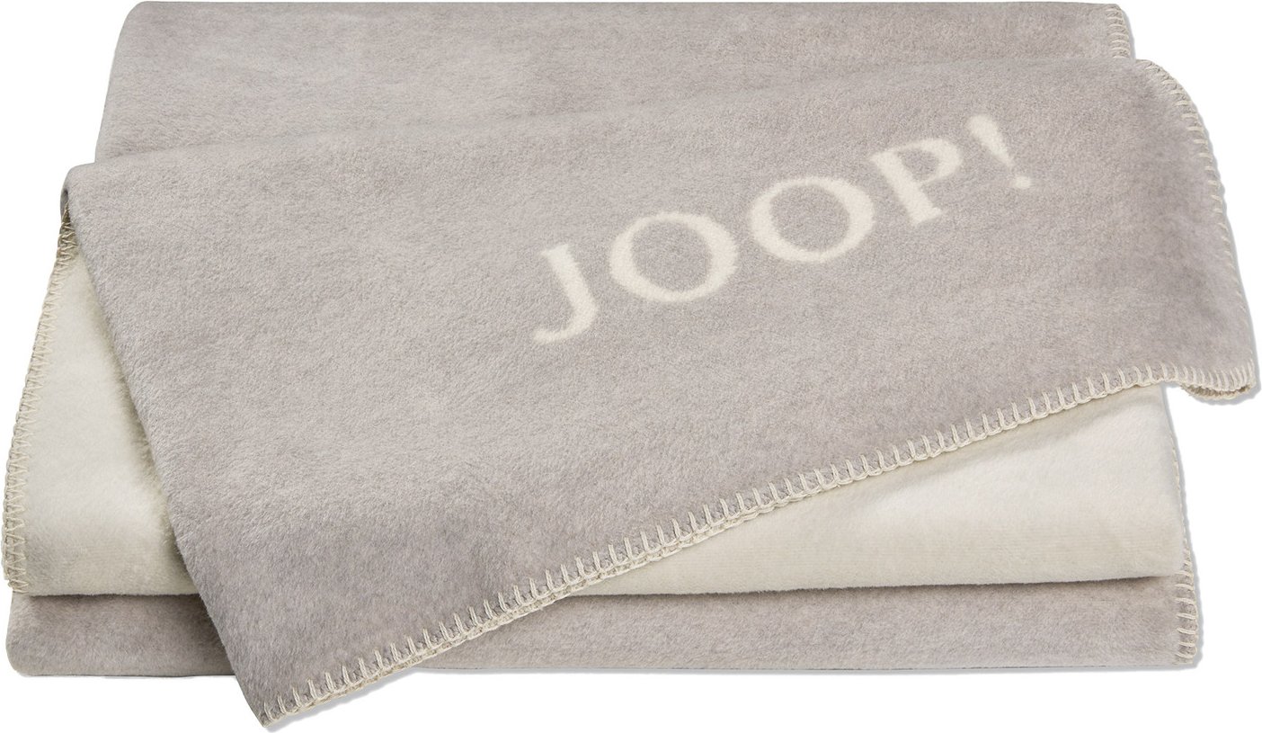 JOOP! Decke J! UNI-DOUBLEFACE, Baumwolle