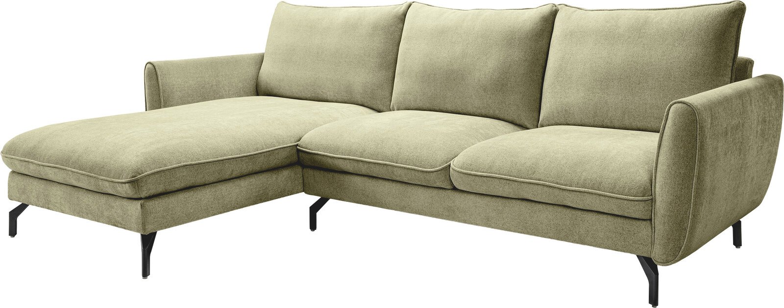 MID.YOU Ecksofa TORONTO, grün, Polyester
