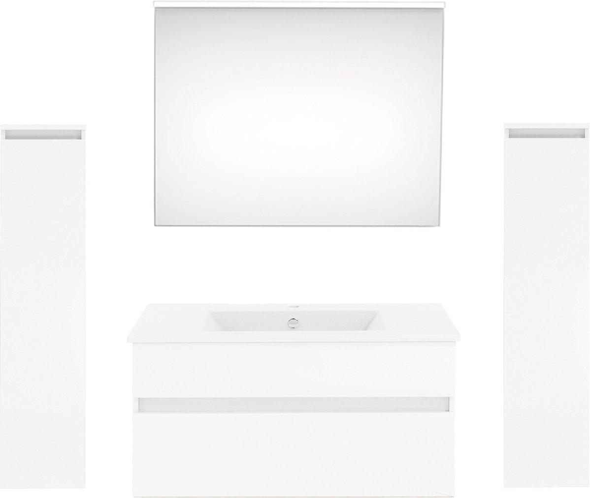 Puris Badkombination GET2YOU 21, Holznachbildung