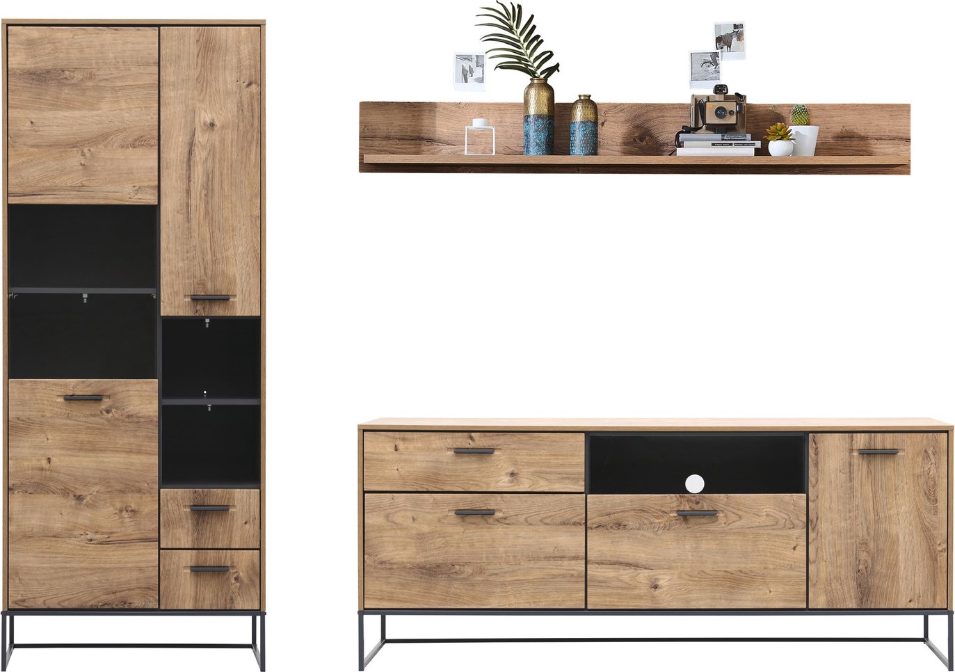 Zurbrüggen Wandkombination MANHATTAN, Holznachbildung