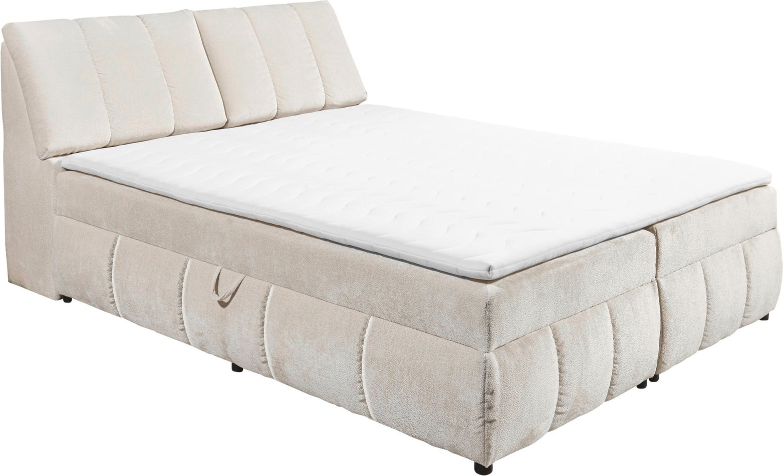 Z2 Boxspringbett VALENCIA, Velours