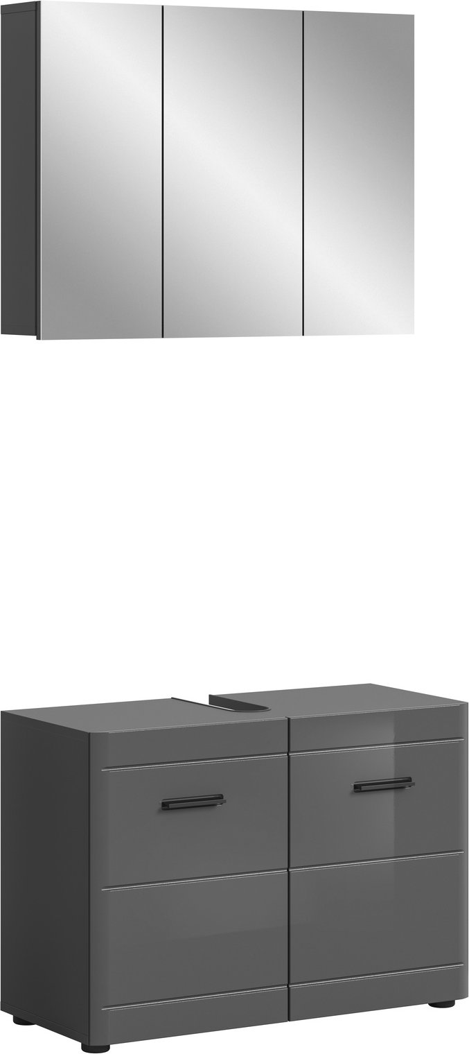 Thumbnail - MID.YOU Badkombination SOFT, Holznachbildung