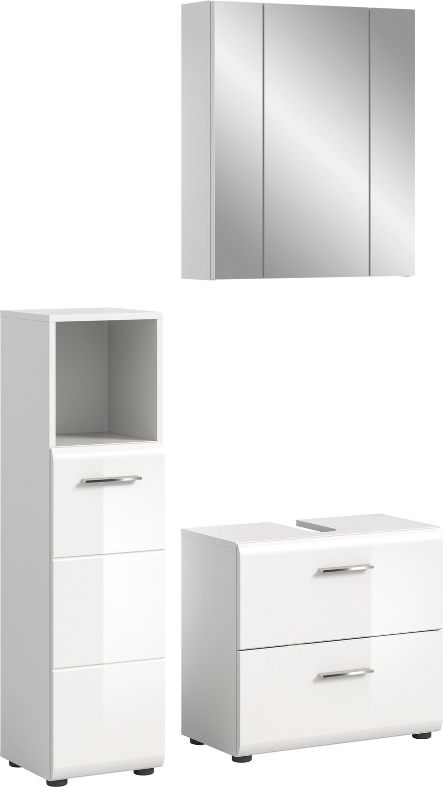 MID.YOU Badkombination ICE, Holznachbildung