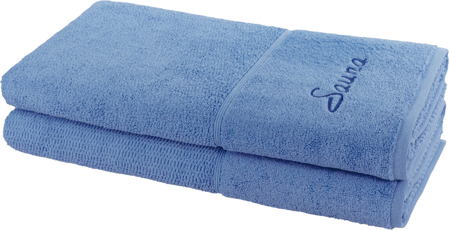 MÖVE Saunatuch 2er-Set PEARL, Baumwolle