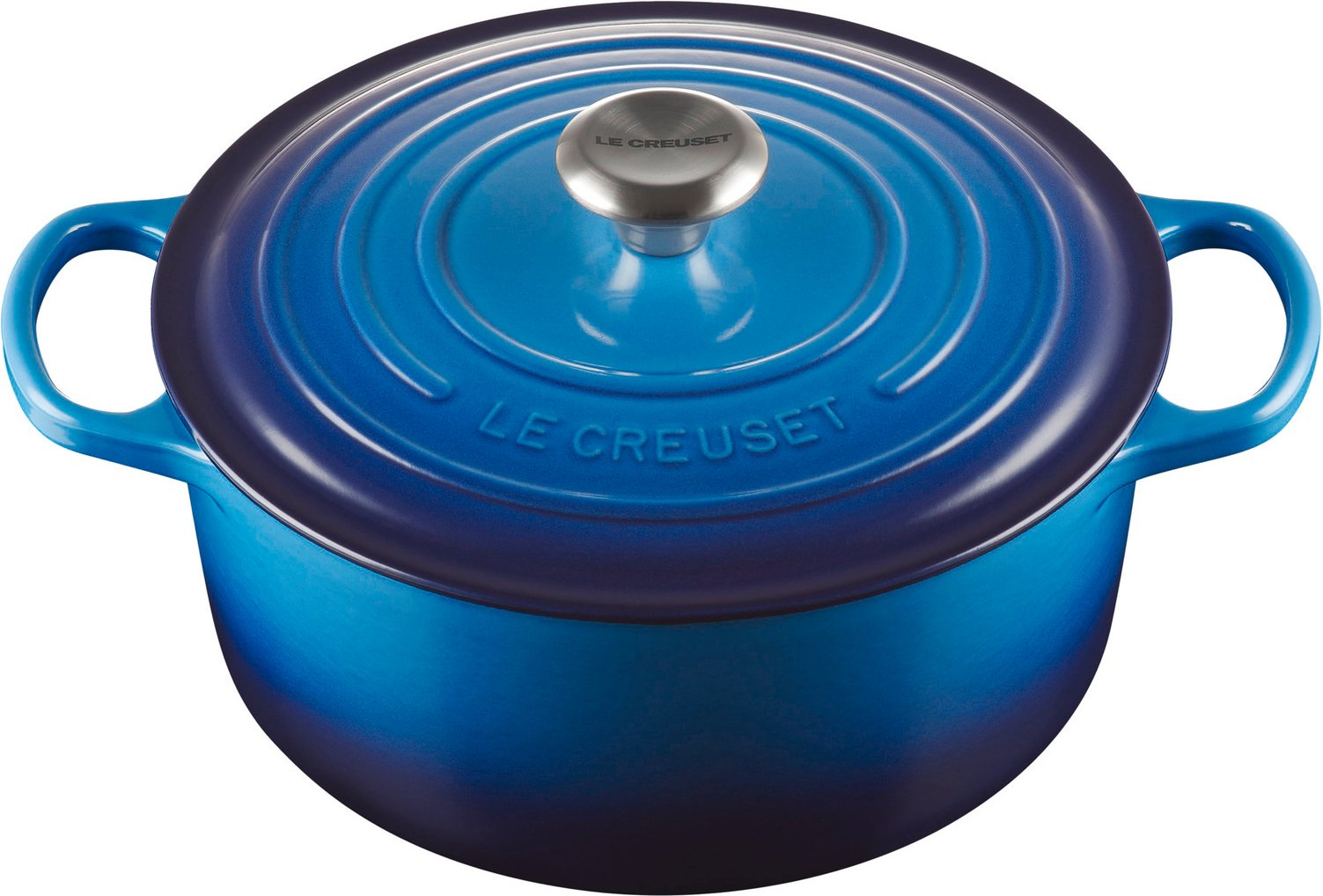 LE CREUSET Bräter 26 cm Azure SIGNATURE, Gusseisen