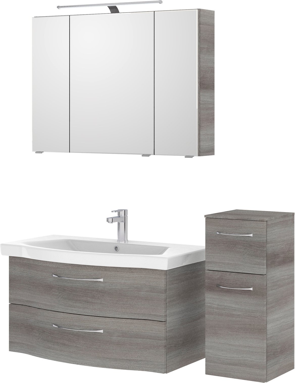 Pelipal Badblock SERIE 6005 SPRINT, Holznachbildung