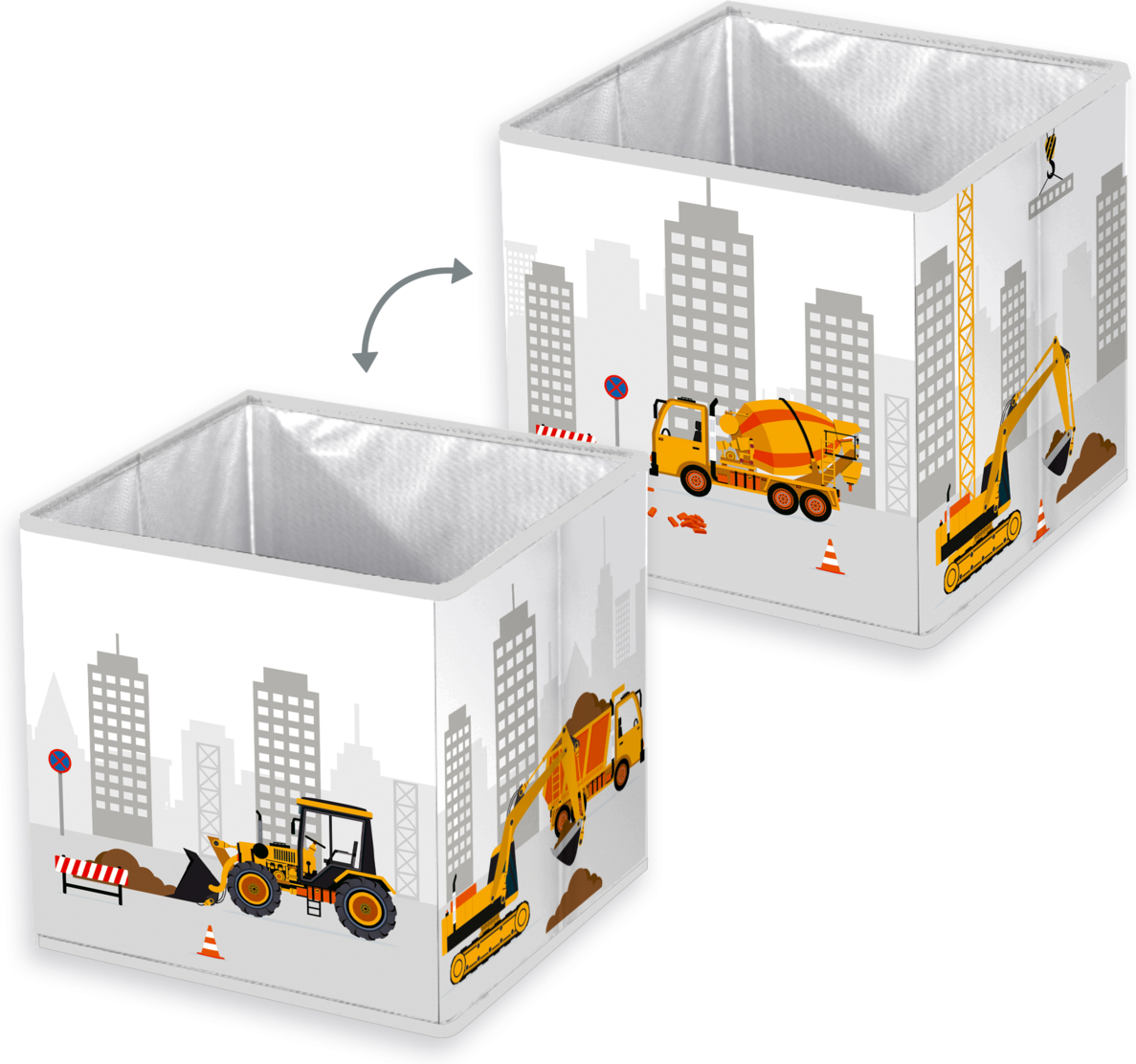 Thumbnail - Herding Aufbewahrungsbox BAUSTELLE, Materialmix