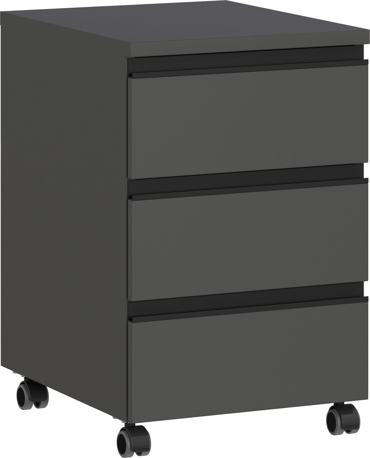 MID.YOU Rollcontainer BEDANO, Holznachbildung