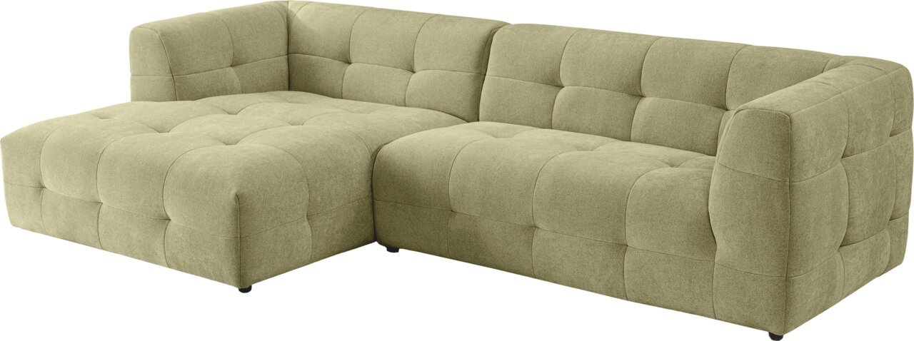 MID.YOU Ecksofa TENSO, grün, Polyester
