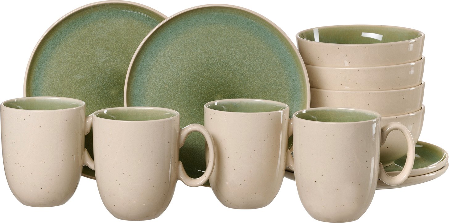 Ritzenhoff & Breker Frühstücksset 12-tlg. SKOG, Steingut