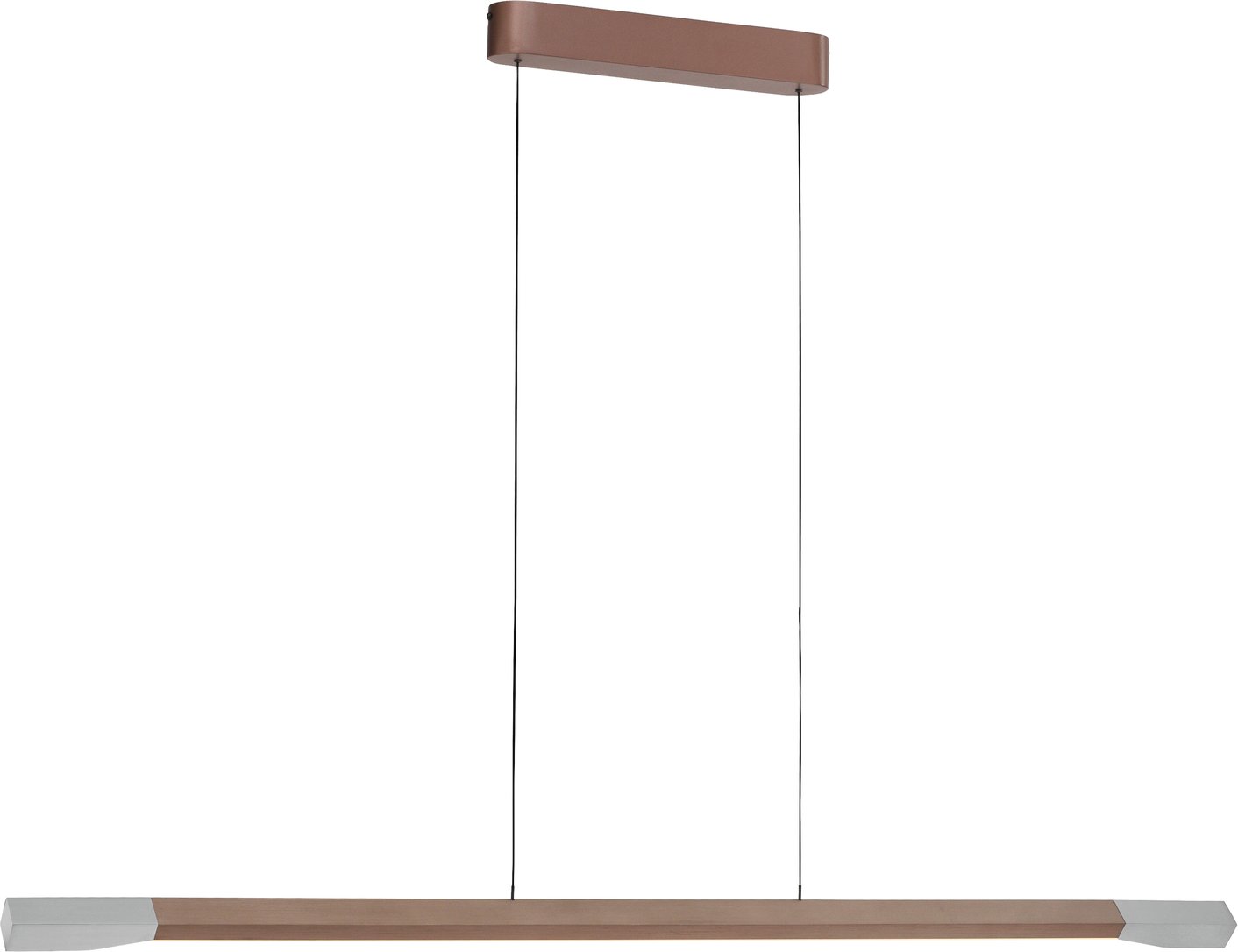 Paul Neuhaus LED-Pendelleuchte HOOP, Aluminium