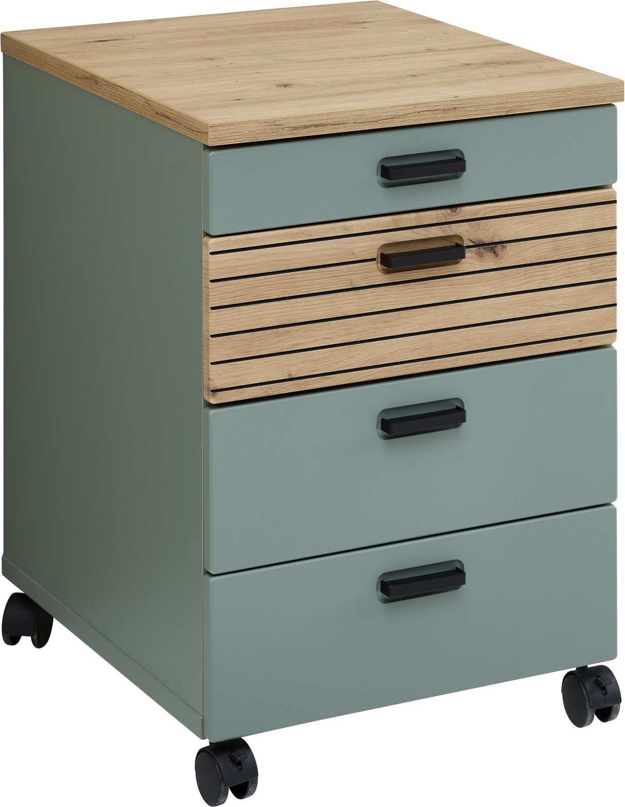 Voleo Rollcontainer GLENN, Holznachbildung