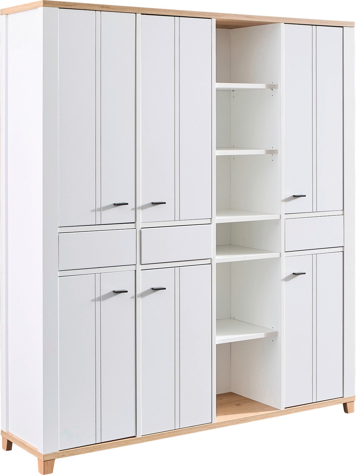 Hom´in Bürokombination HYGGE BÜRO, Holznachbildung