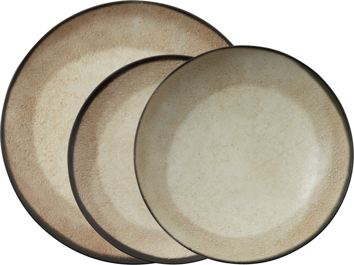 Arthur Krupp Tellerset 12-tlg. Shade Matt Earth, Steinzeug