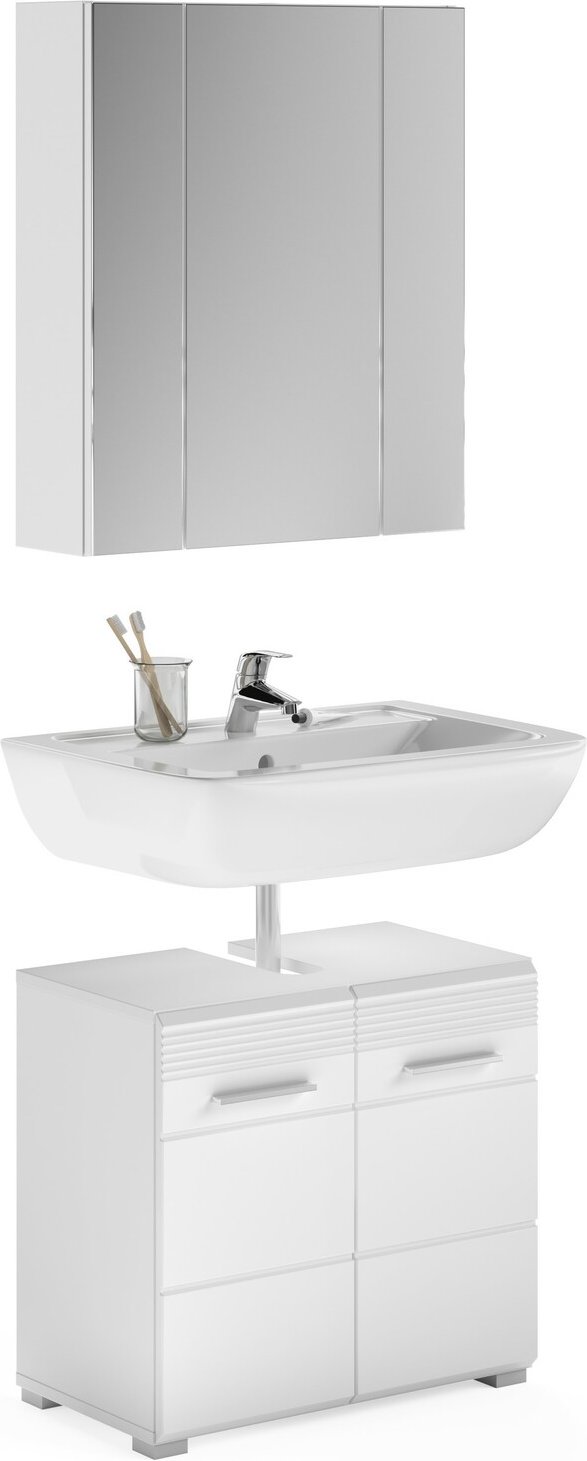 MID.YOU Badkombination LINUS, Holznachbildung