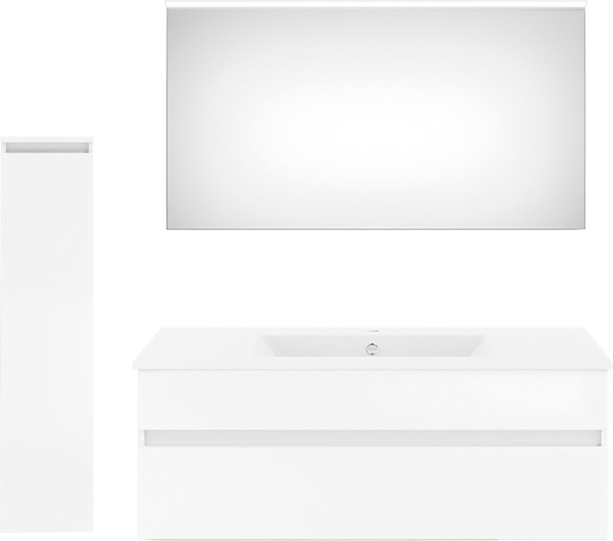 Puris Badkombination GET2YOU 21, Holznachbildung