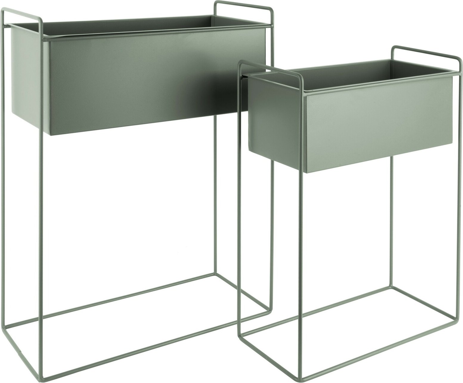 present time Pflanzgefäße-Set 2-tlg. ESSENCE, Eisen