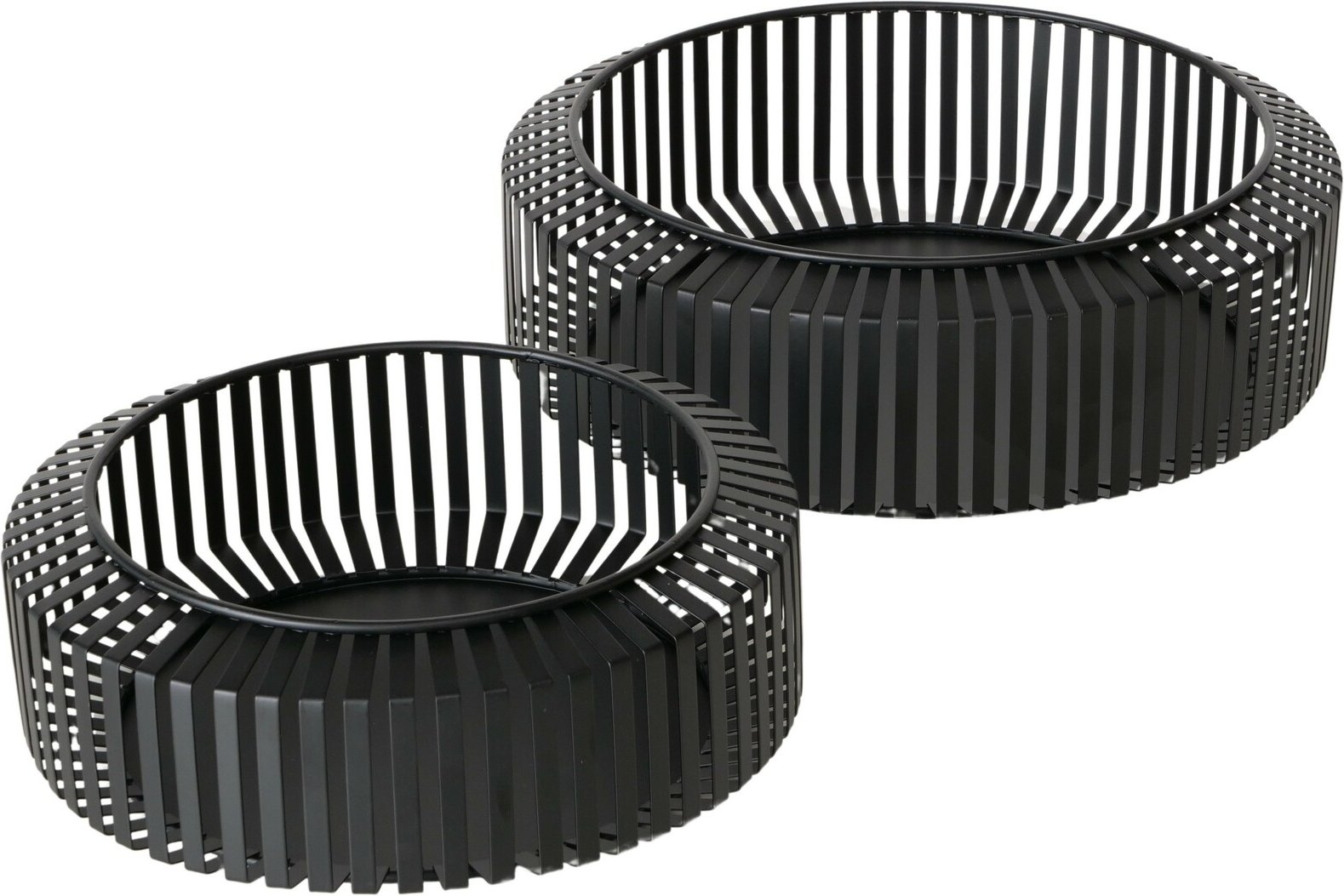 Boltze Metallschale 2-tlg. Ø24/30cm VIKI, Metall