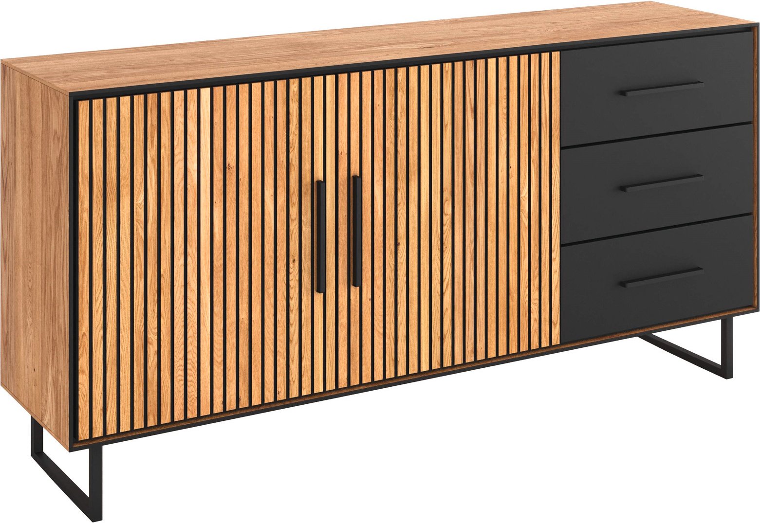 Z2 Sideboard BELLA, Teilmassiv