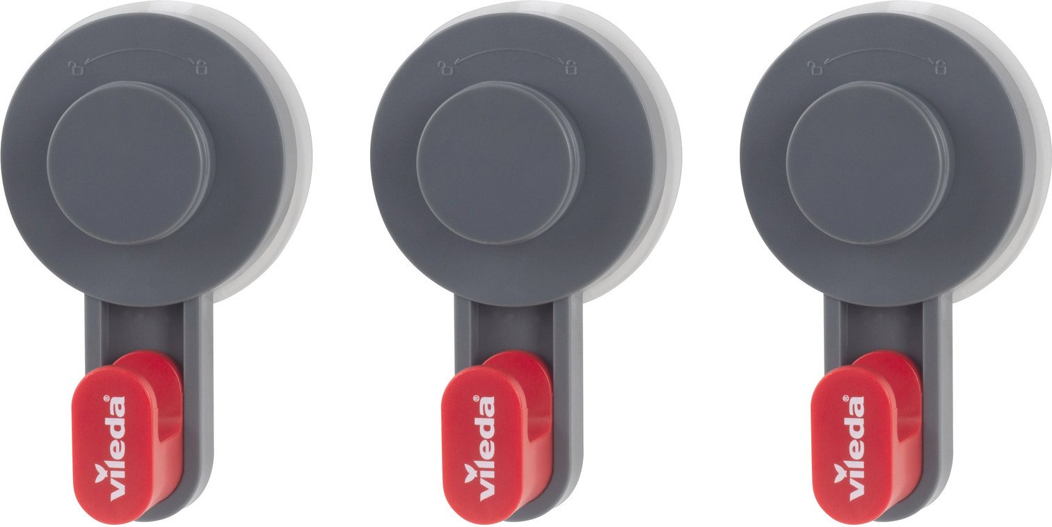 Vileda Klebehaken 3er-Set, Thermoplast