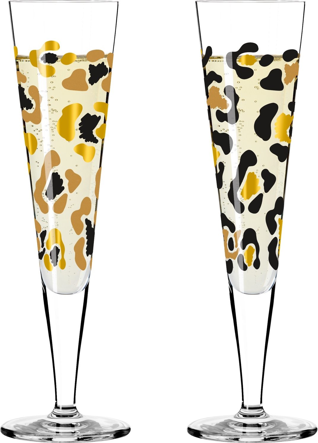 Ritzenhoff Champus-Duett 2er-Set Leo GOLDNACHT, Kristallglas