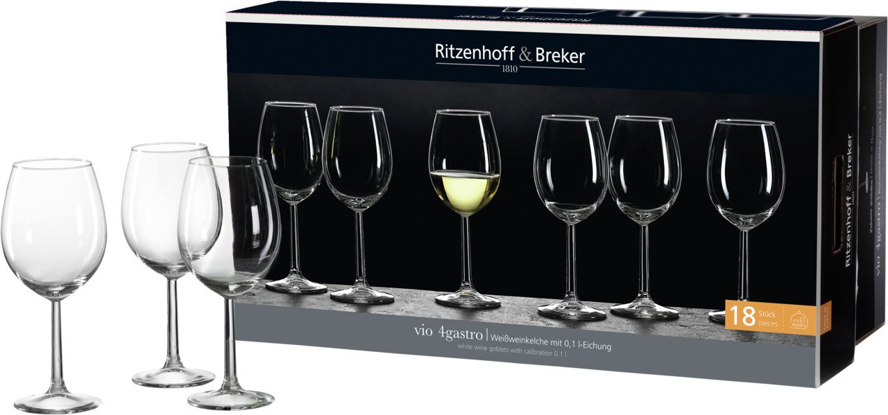Ritzenhoff & Breker Weißweinset 18-tlg. 4GASTRO, Glas