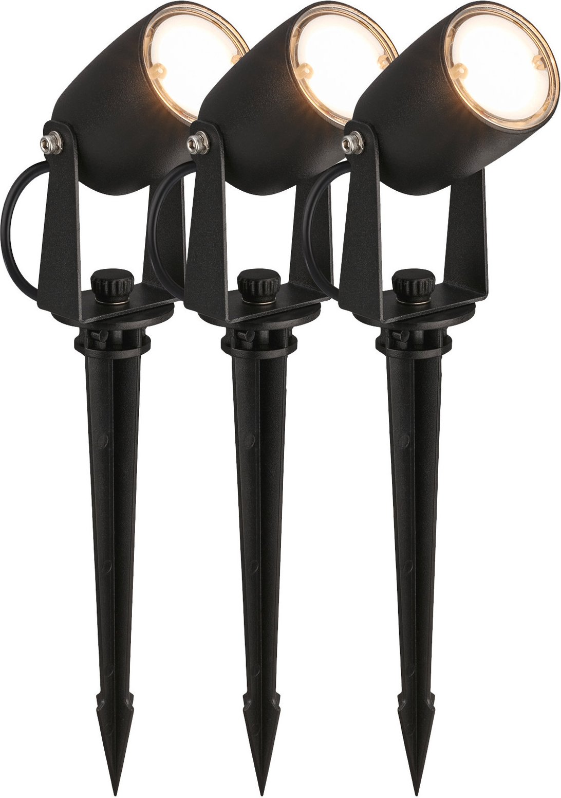 Briloner Bodenspikes Extensionset 3er Set GARTENSYSTEM, Kunststoff