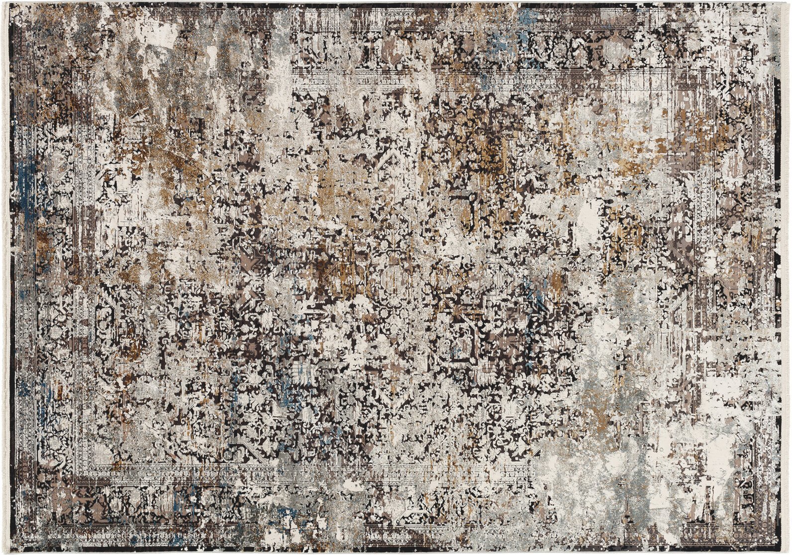 OCI Designer Teppich IMPRESSION, grau, Kunstfasern