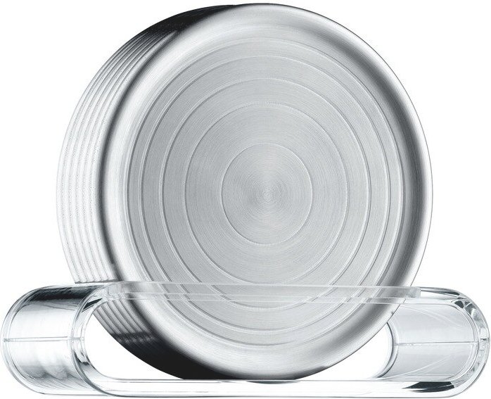 WMF Gläserteller 6er-Set CLEVER & MORE, silber, Cromargan
