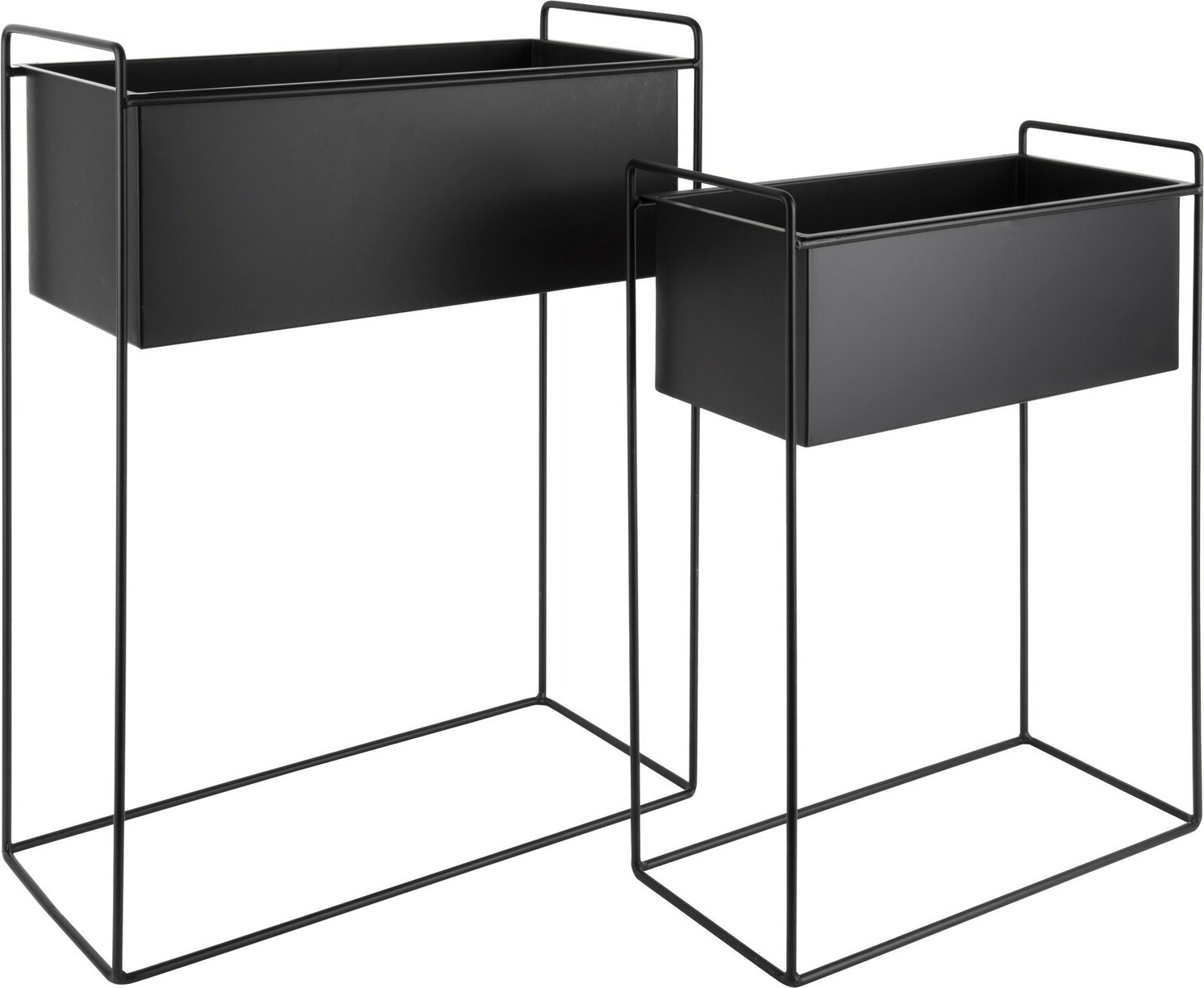 present time Pflanzgefäße-Set 2-tlg. ESSENCE, Eisen