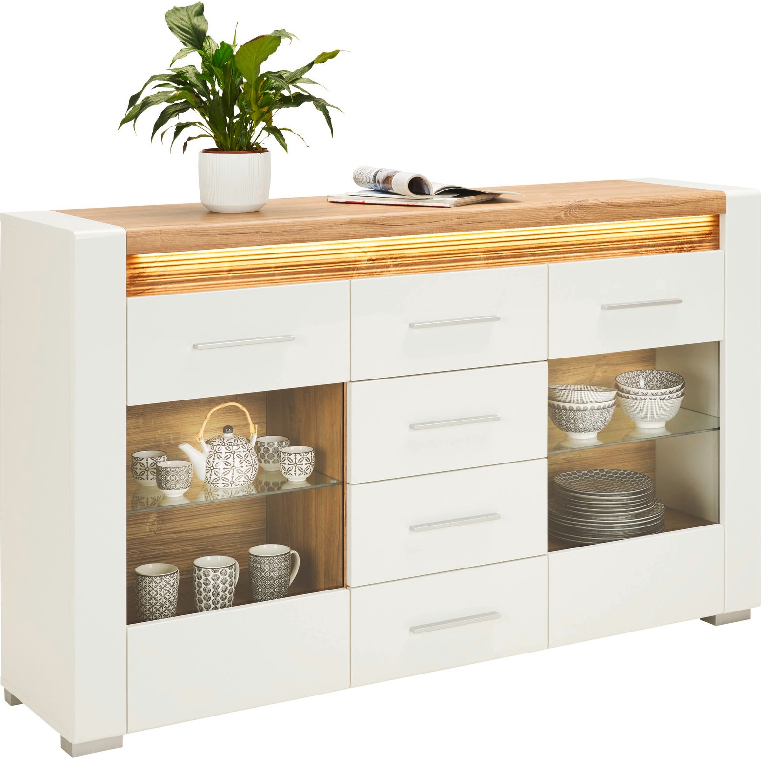 Z2 Sideboard LEONARDO, Holznachbildung