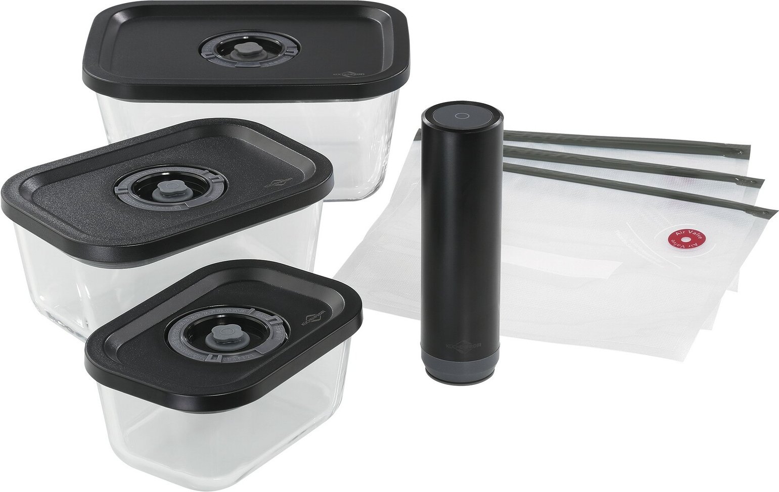 KÜCHENPROFI Vakuumier-Set 7-tlg. EASYFRESH, Kunststoff