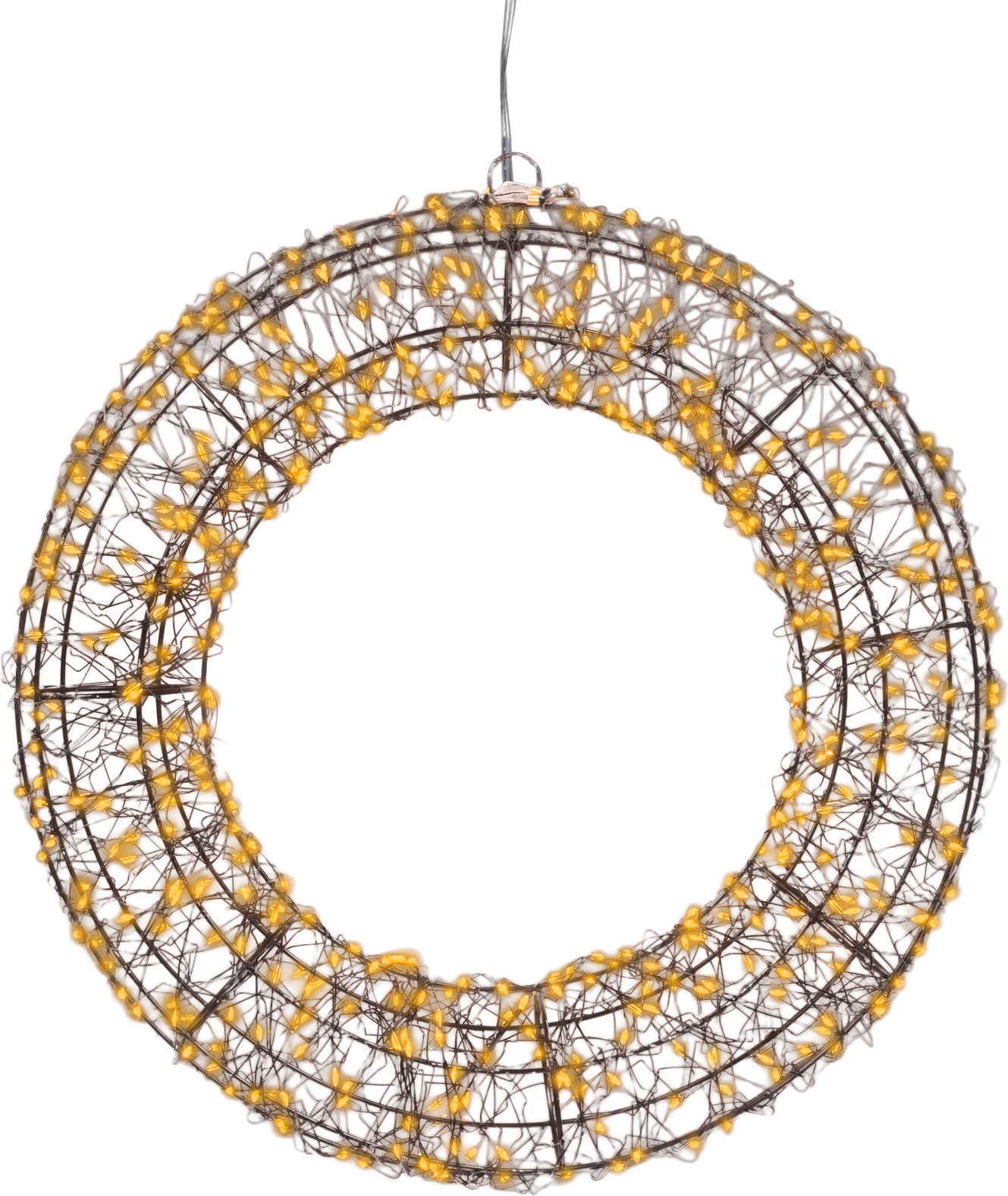 Thumbnail - Lumineo Micro LED-Kranz X-MAS Ø38cm