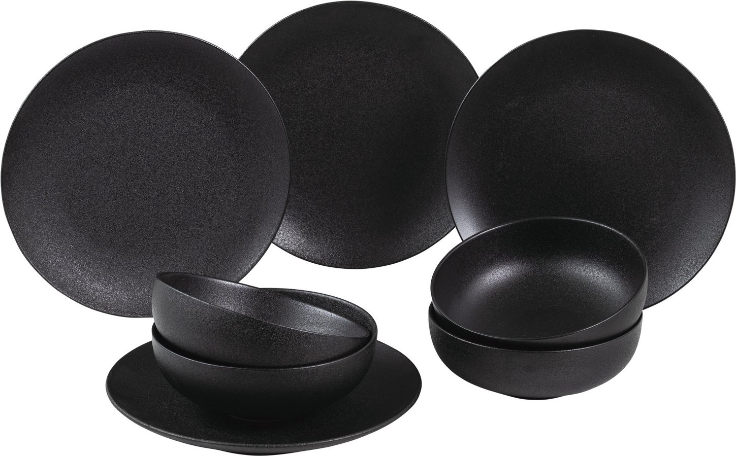 Maxwell & Williams Dinner-Set 8-tlg. CAVIAR COLLECTION, Keramik