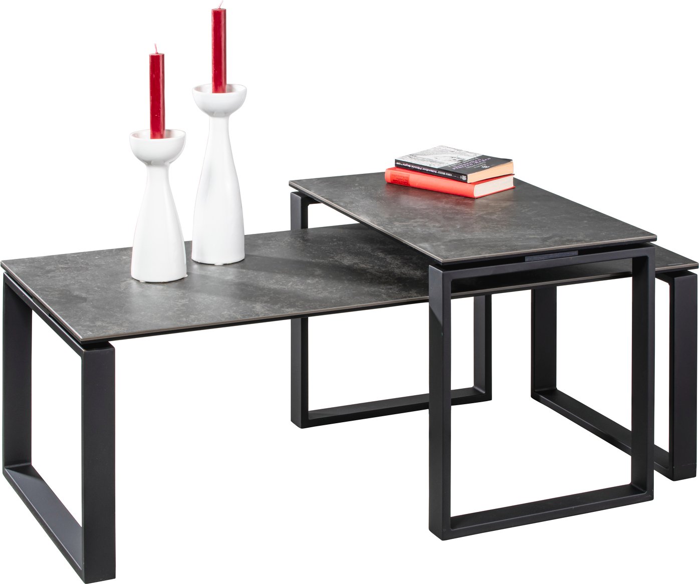 Thumbnail - Hom´in Couchtisch-Set MARINA, Keramik