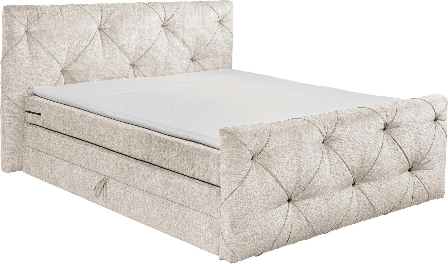 Esposa Boxspringbett INDIANA, Stoff