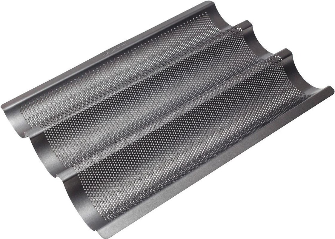 Birkmann Baguetteblech, schwarz, Stahl