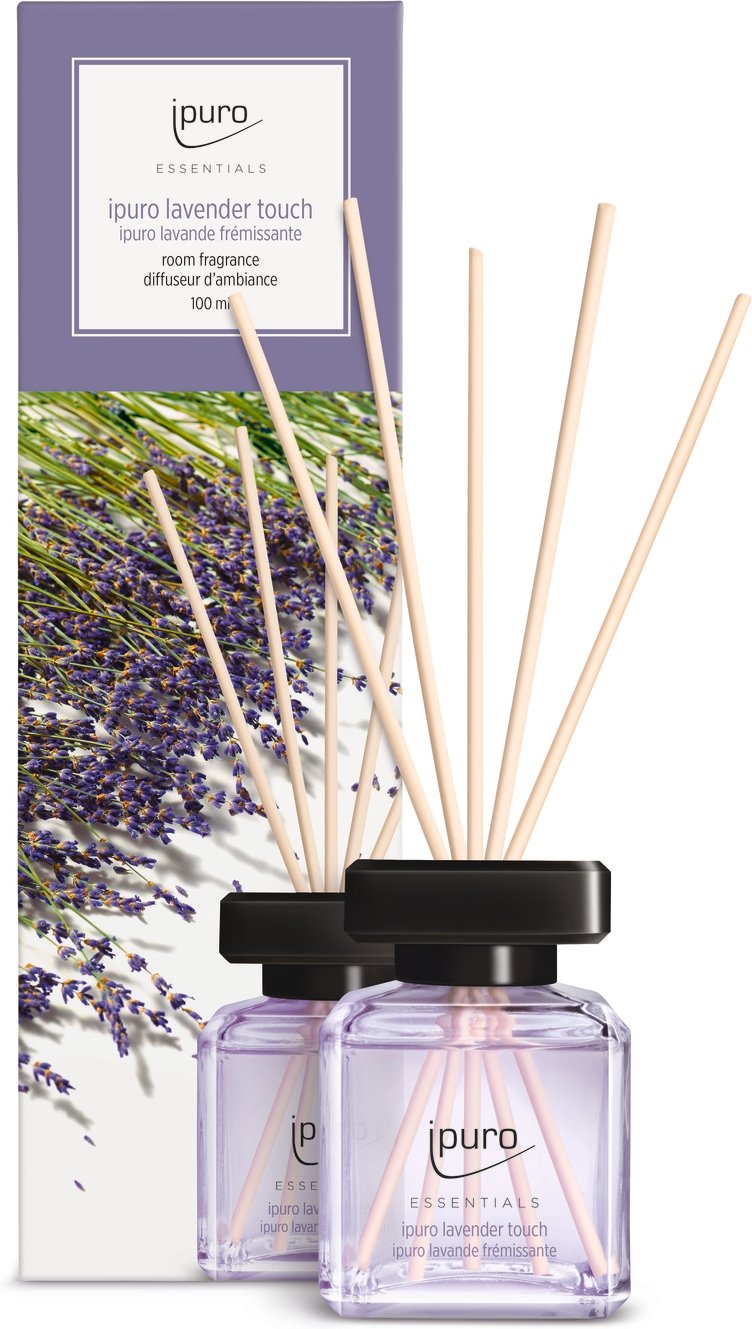 ipuro ESSENTIALS Raumduft Lavender Touch, Glas