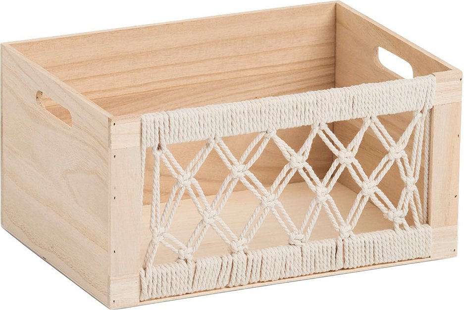 Zeller Present Aufbewahrungskiste BOHO, Holz