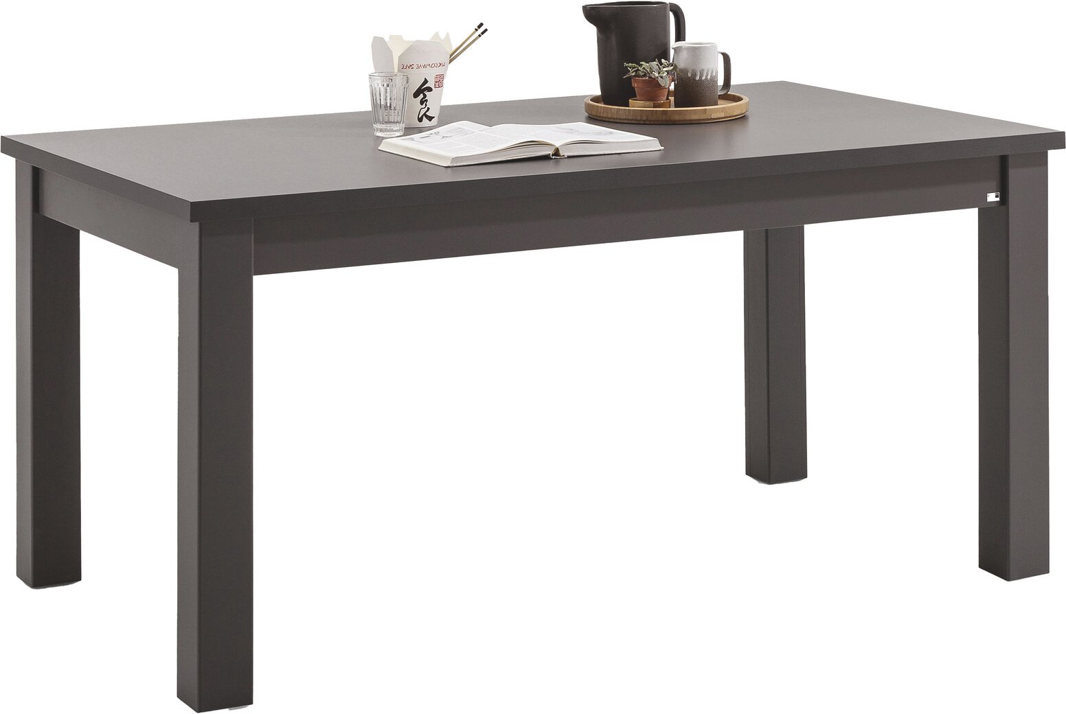 Set one by Musterring Esstisch TACOMA, anthrazit, Holznachbildung