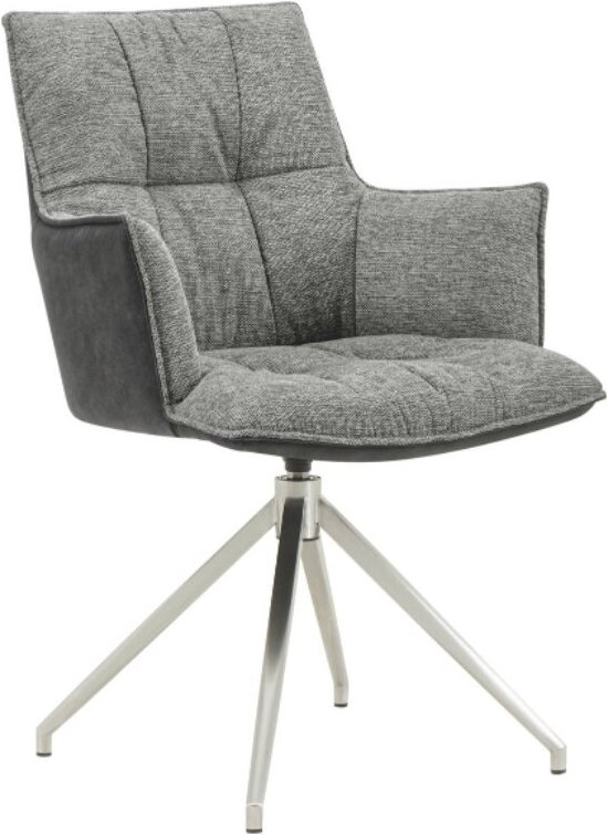 Novel Sessel OSAKA 2.0, Hellgrau, Stoff