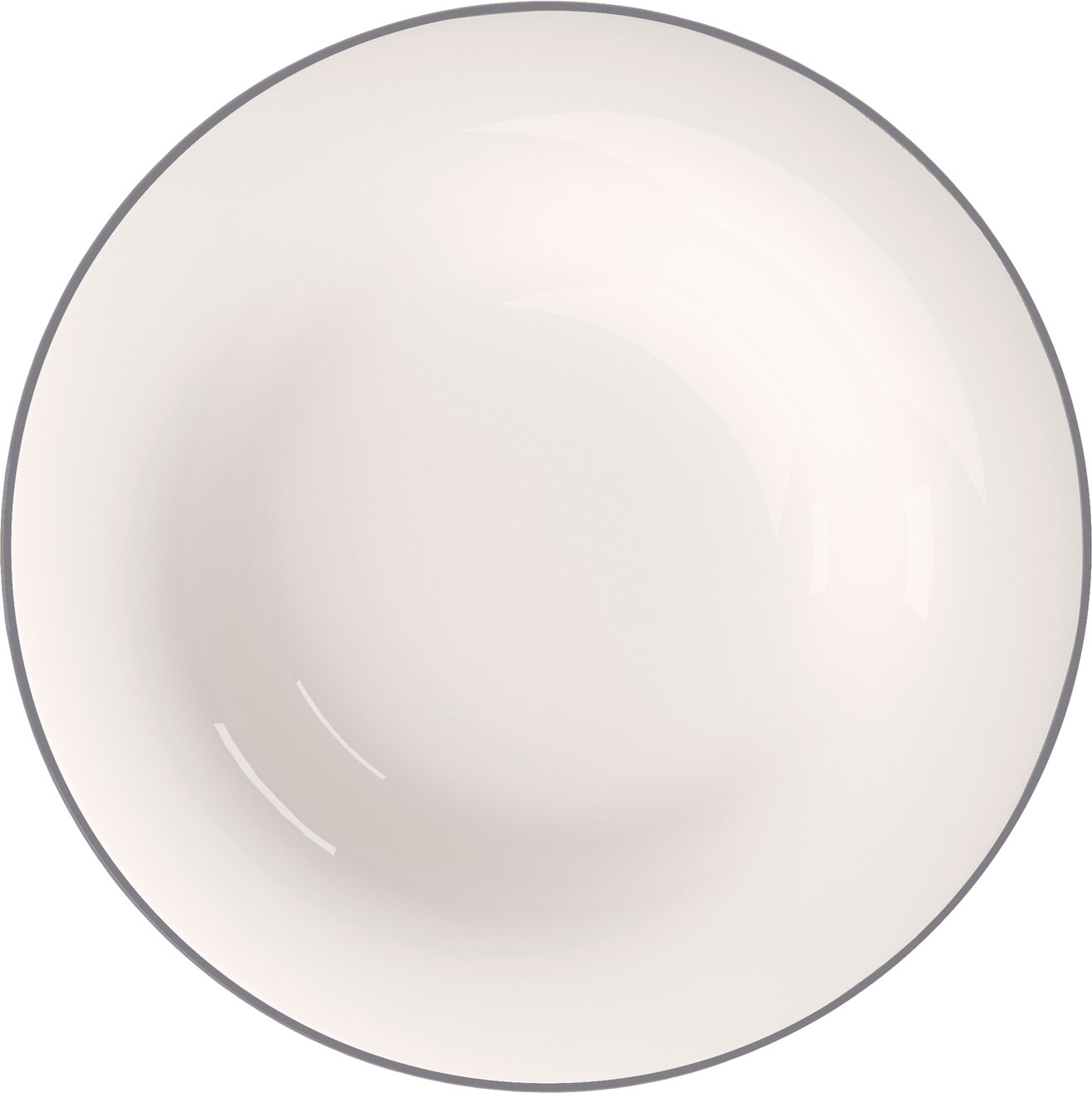 Villeroy & Boch Suppenteller GREY LINES, Porzellan