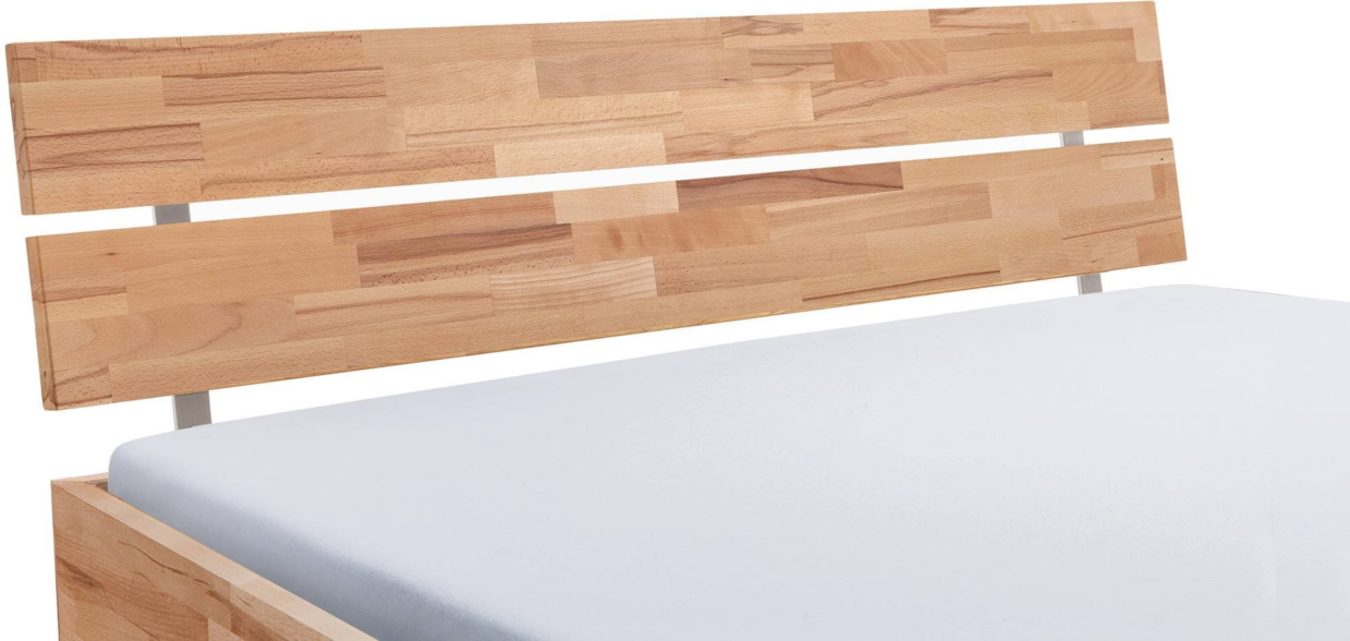 Hasena Kopfteil Holz/Metal TRENTO, kernbuche, Massivholz