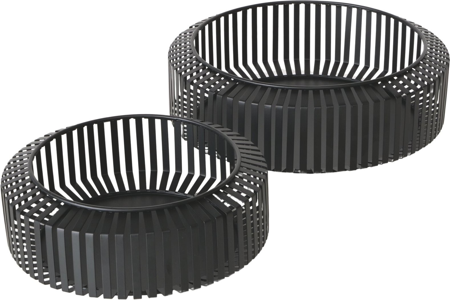 Boltze Metallschale 2-tlg. Ø24/30cm VIKI, Metall