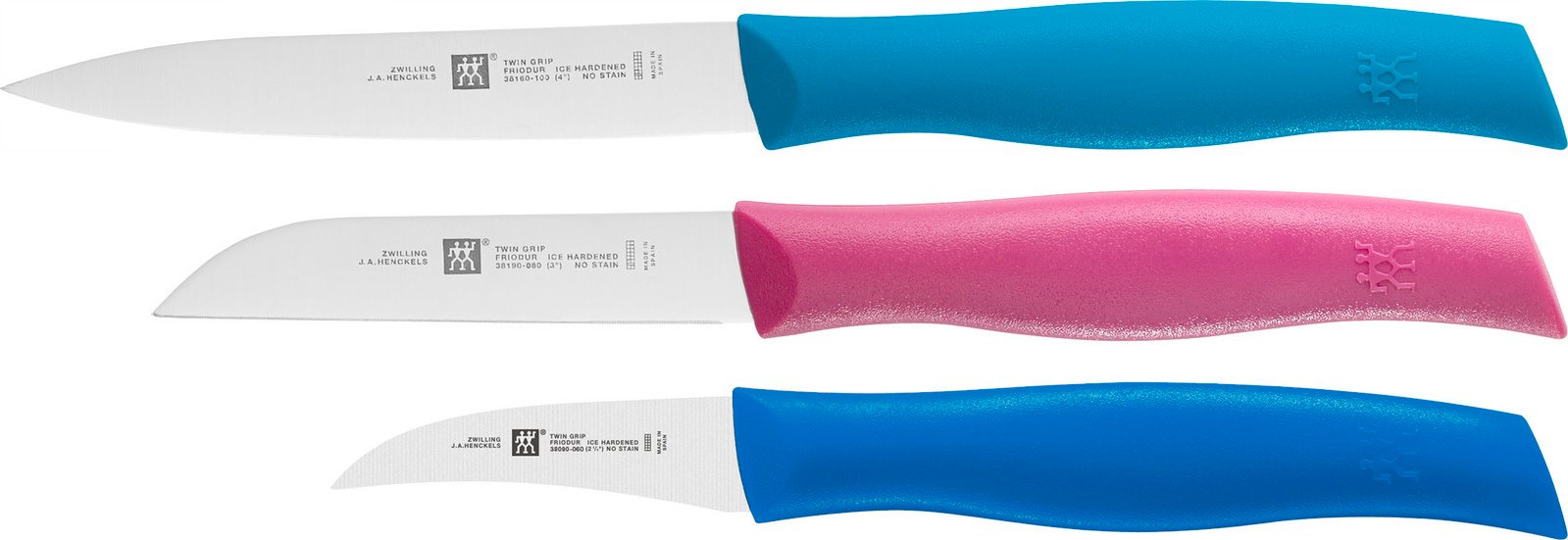 ZWILLING Messerset 3-tlg. TWIN GRIP, Edelstahl