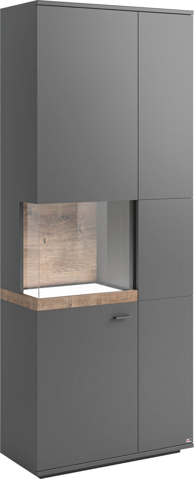 Set one by Musterring Vitrine Glasausschnitt links SET ONE...