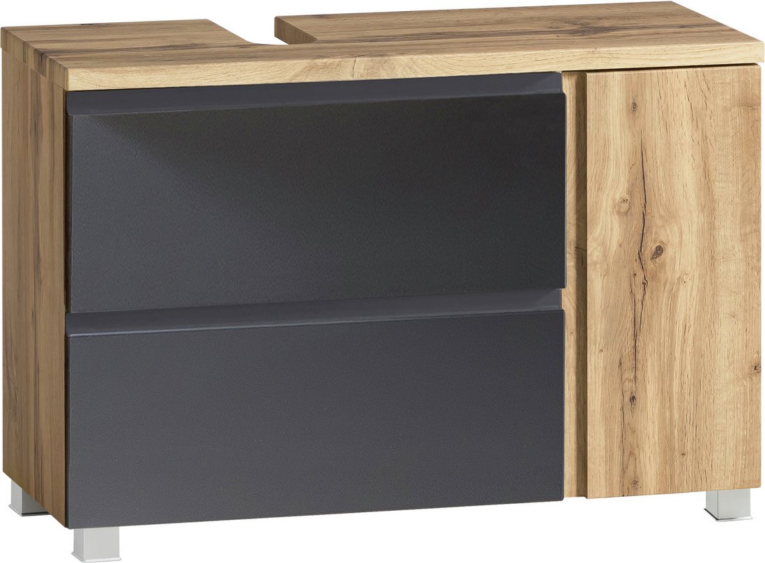 XORA Waschbeckenunterschrank links VARESE, Holznachbildung