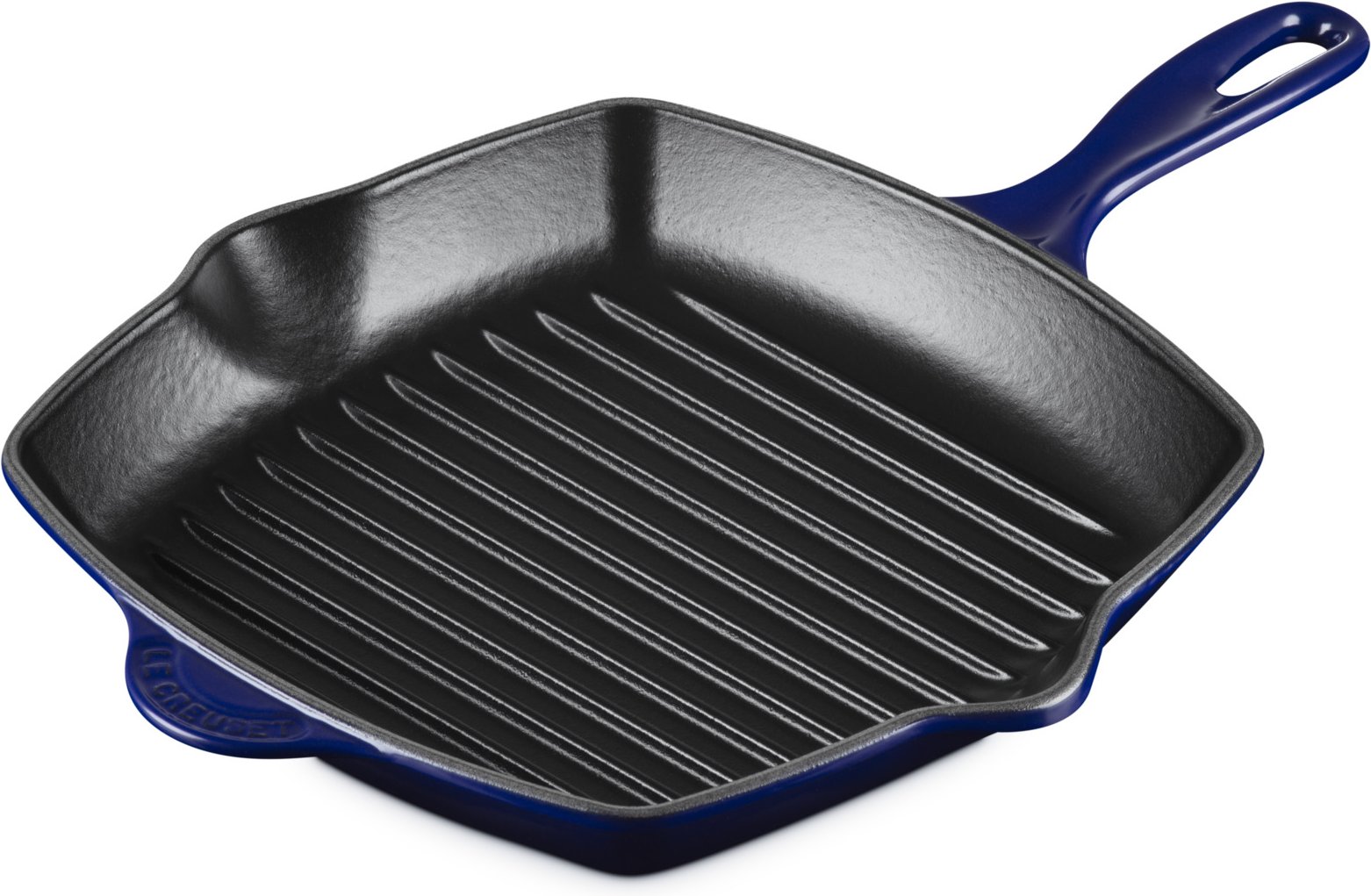 LE CREUSET Grillpfanne Indigo 26 cm TRADITION, Gusseisen